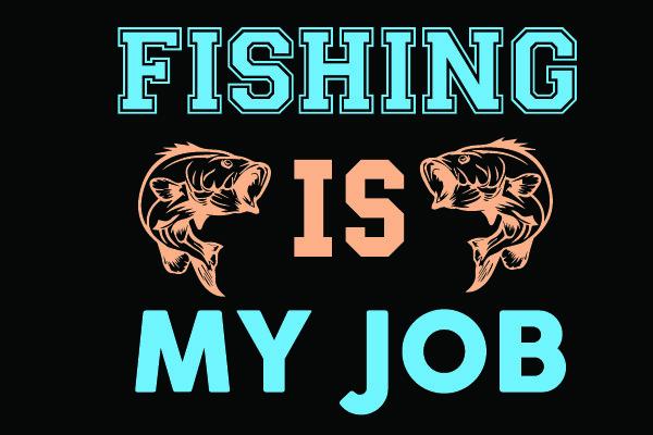 Fishing T Shirt Design Vector Template