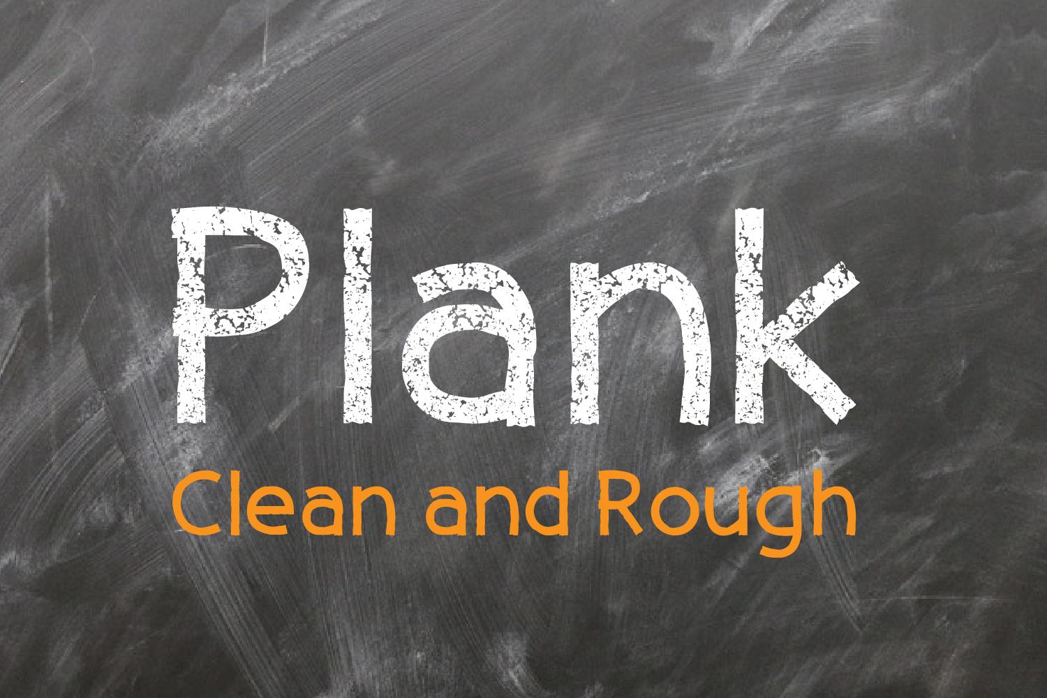 Plank Font