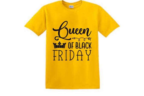 Black Friday Svg Design, Queen of Black