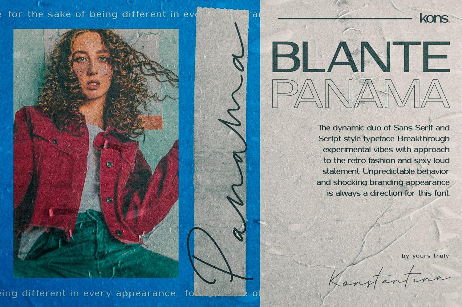 Blante Panama Font