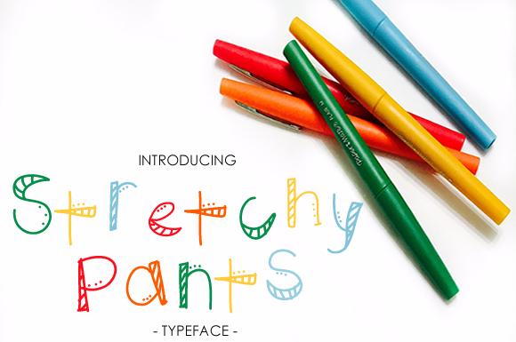 Stretchy Pants Font