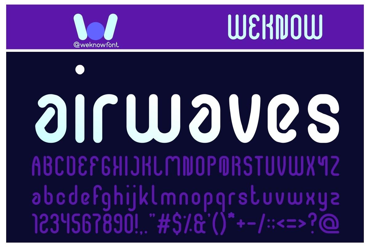 Airwaves Font
