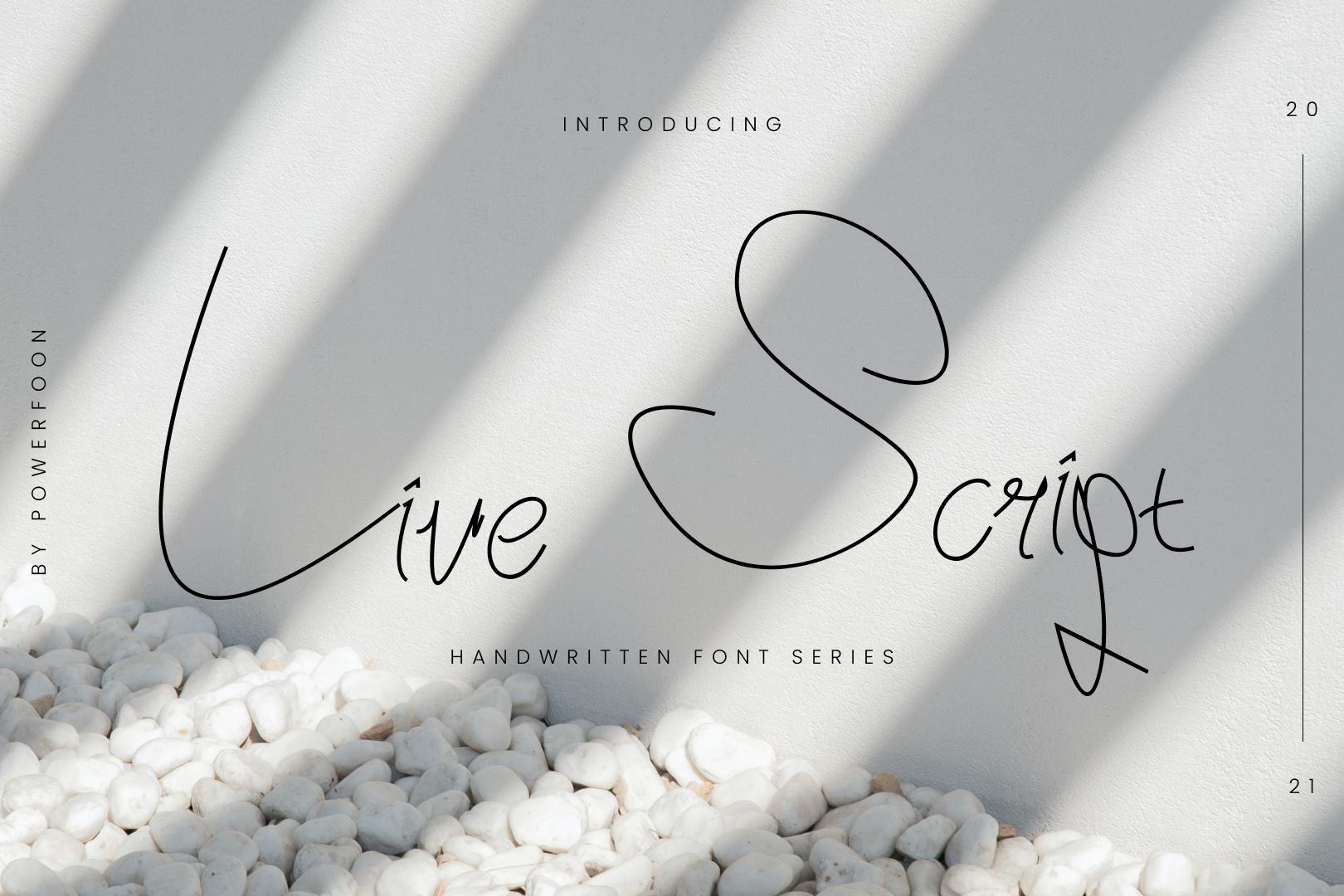 Live Script Font