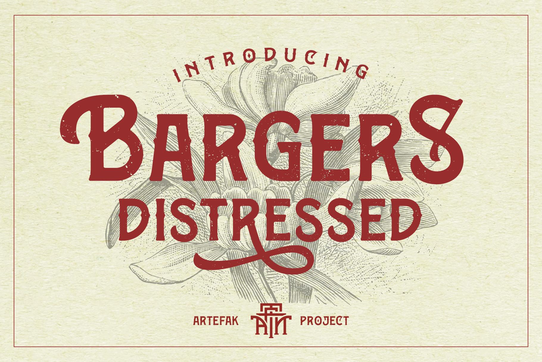 Bargers Distressed Font