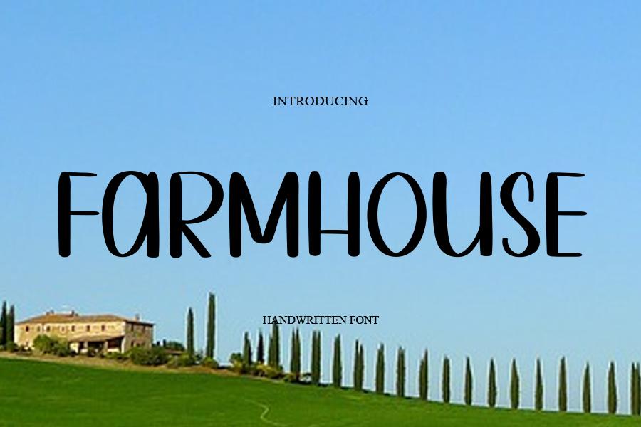 Farmhouse Font