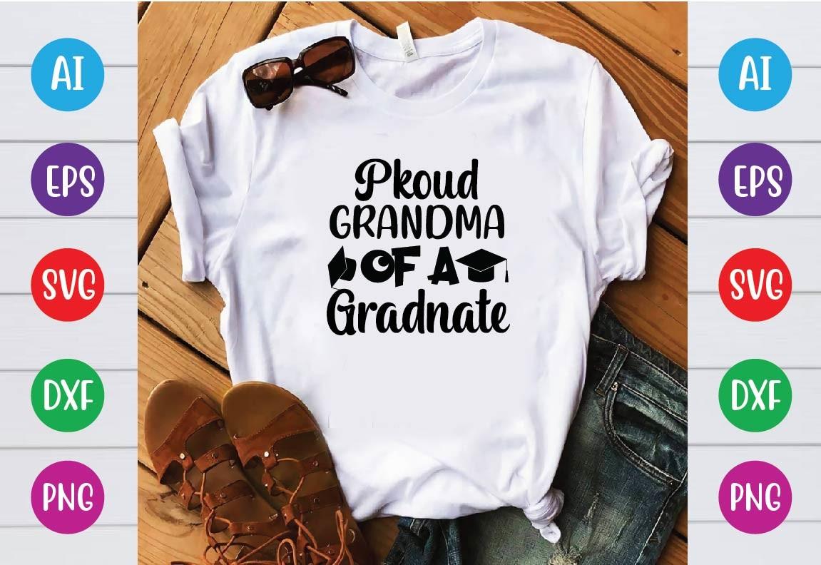 Proud Grandma of a Gradate Svg