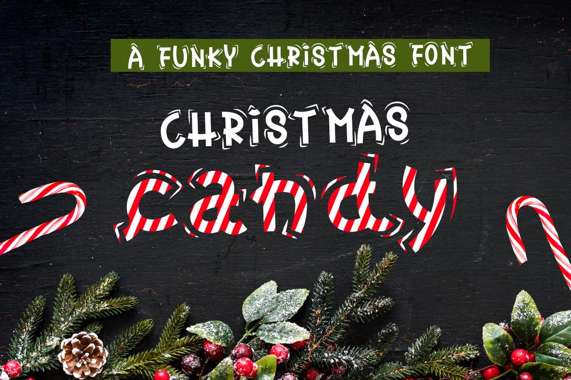Christmas Candy Font