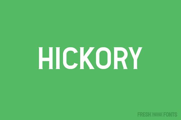 Hickory Font