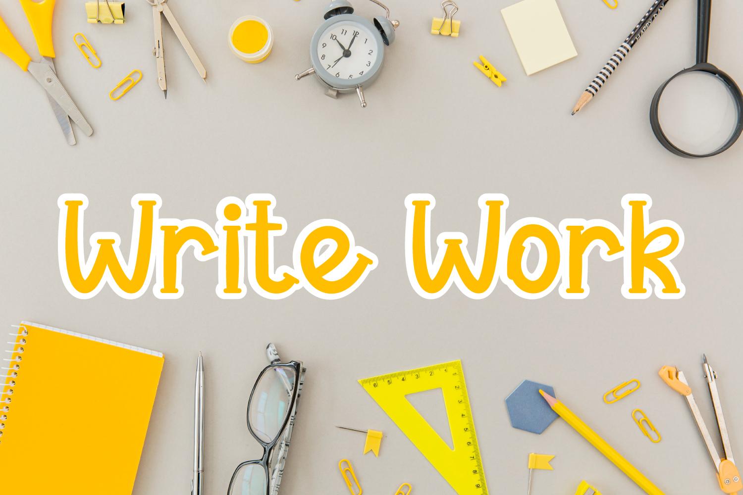 Write Work Font