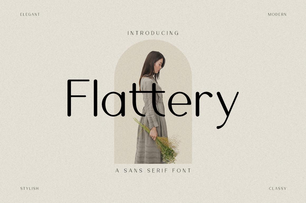 Flattery Font
