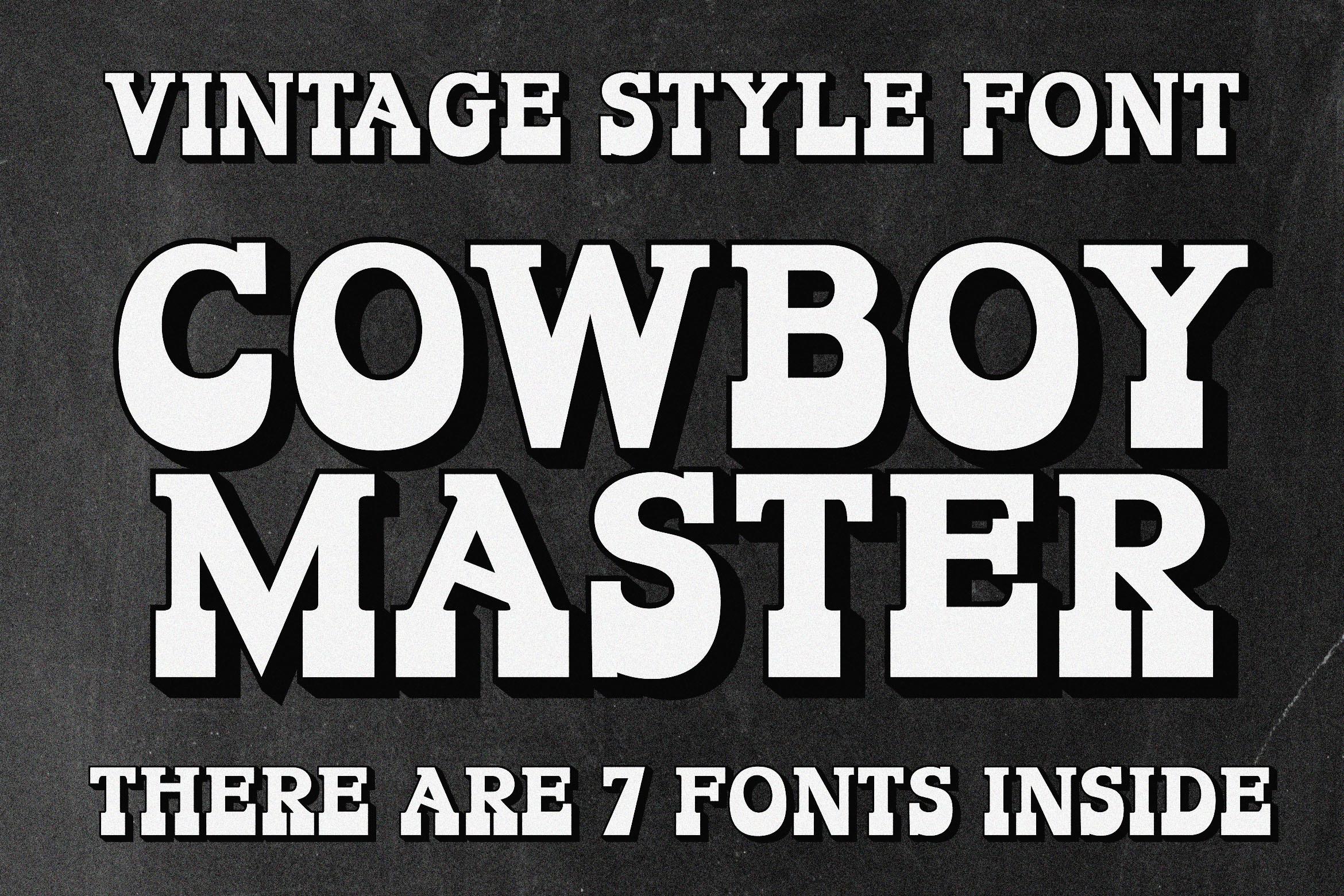 Cowboy Master Font