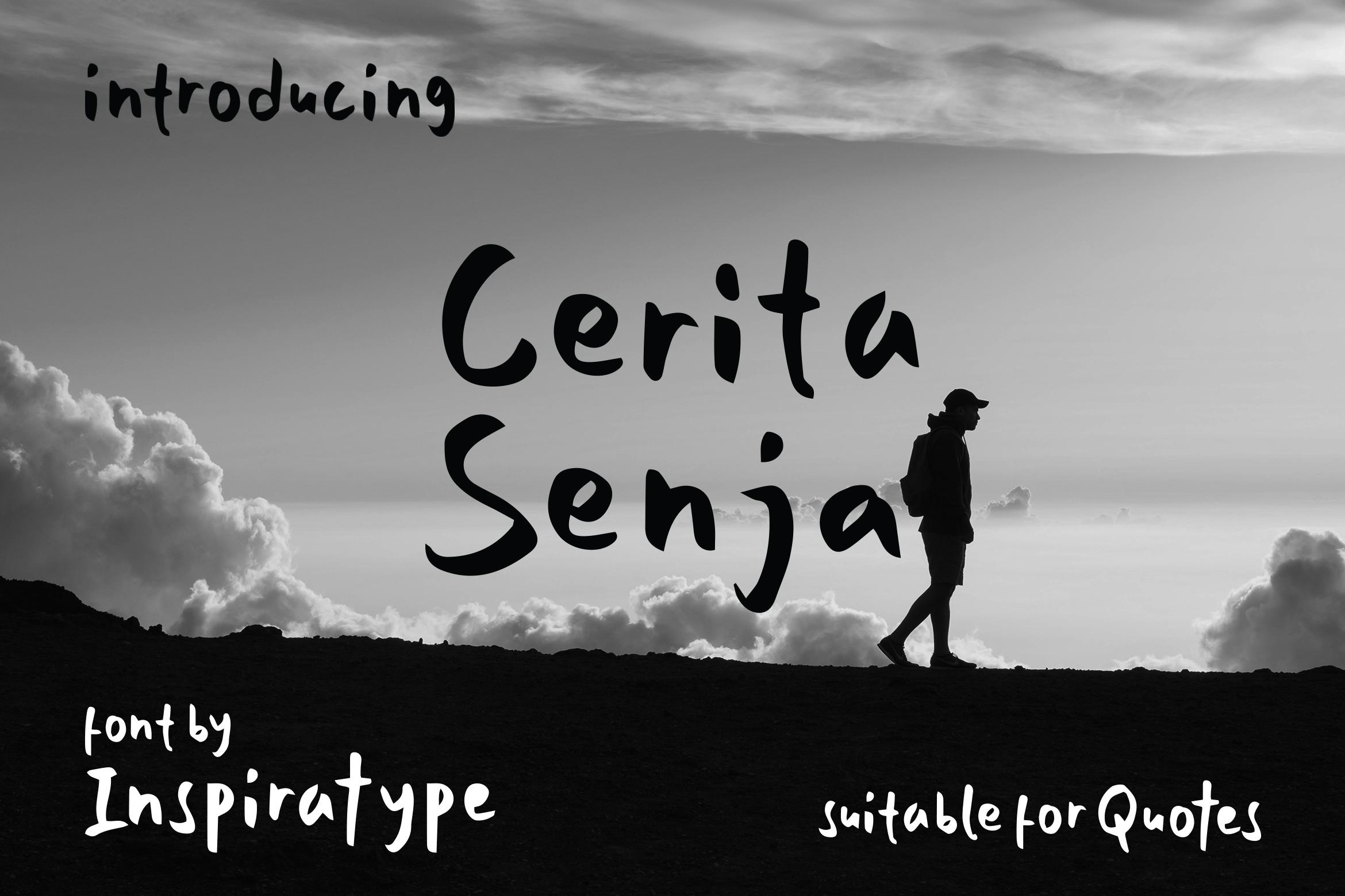 Cerita Senja Font