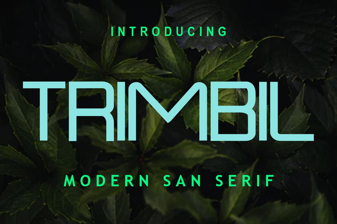 Trimbil Font