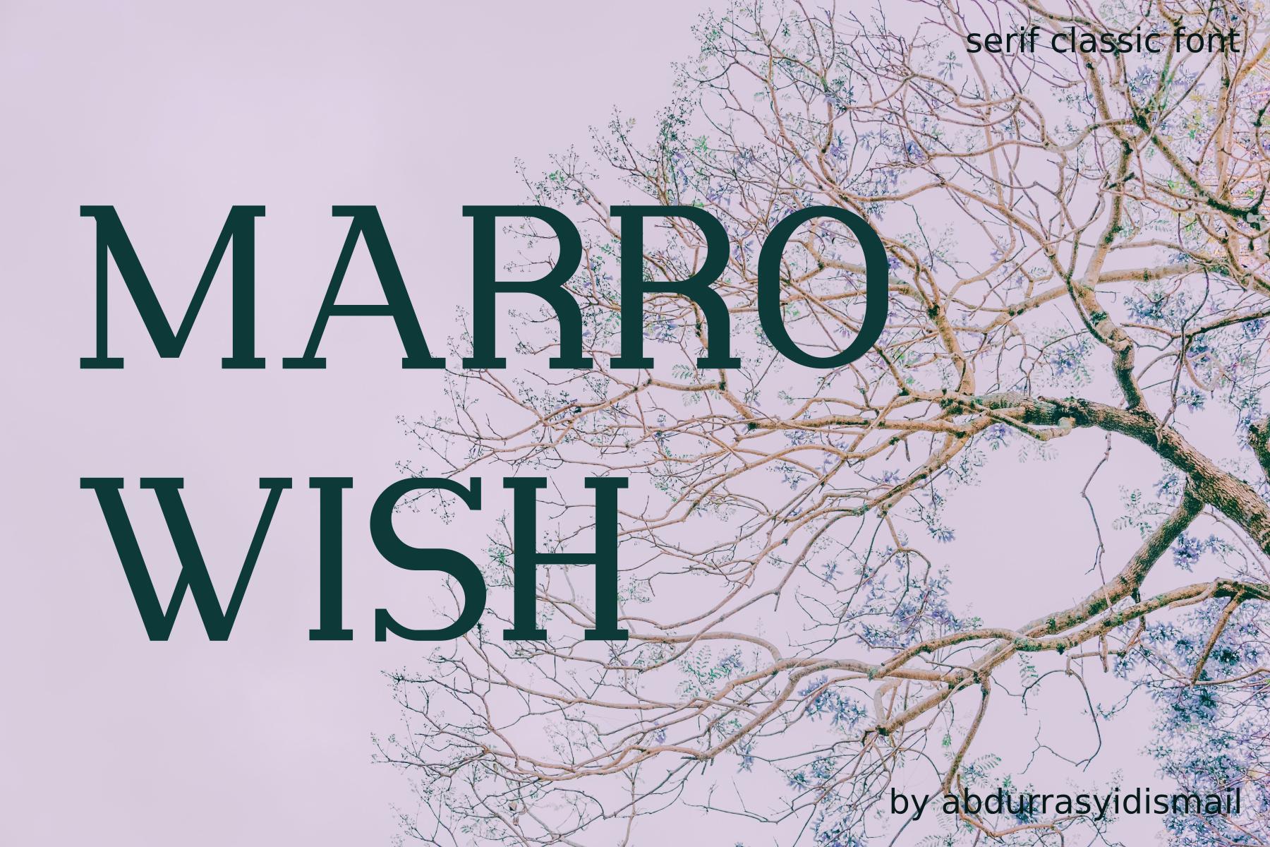 Marrowish Font