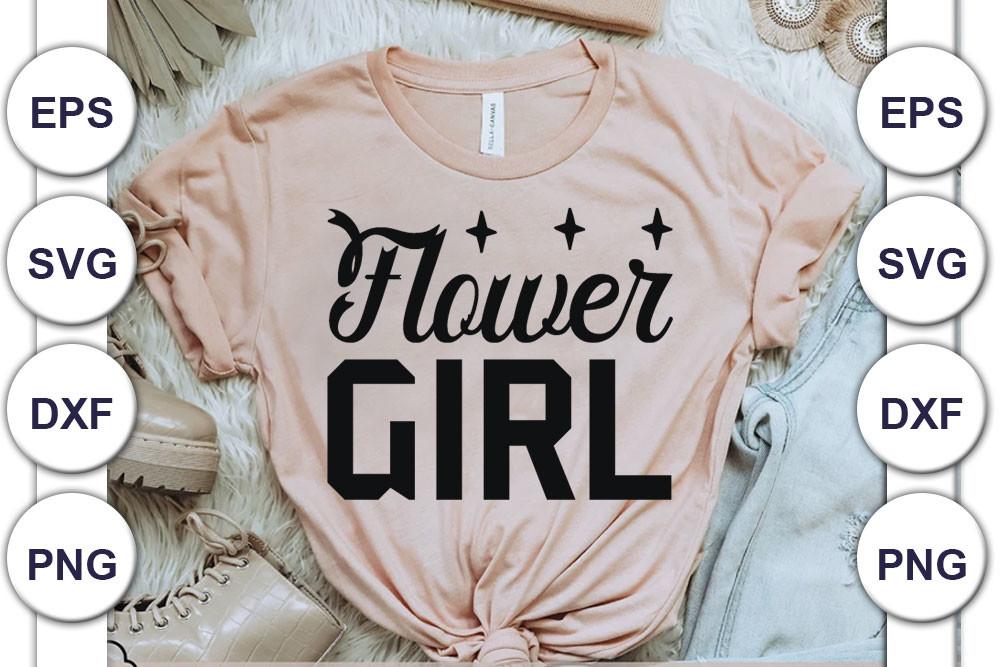 Wedding Svg Design, Flower Girl