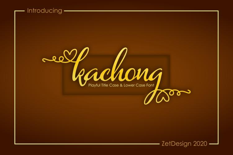 Kachong Font