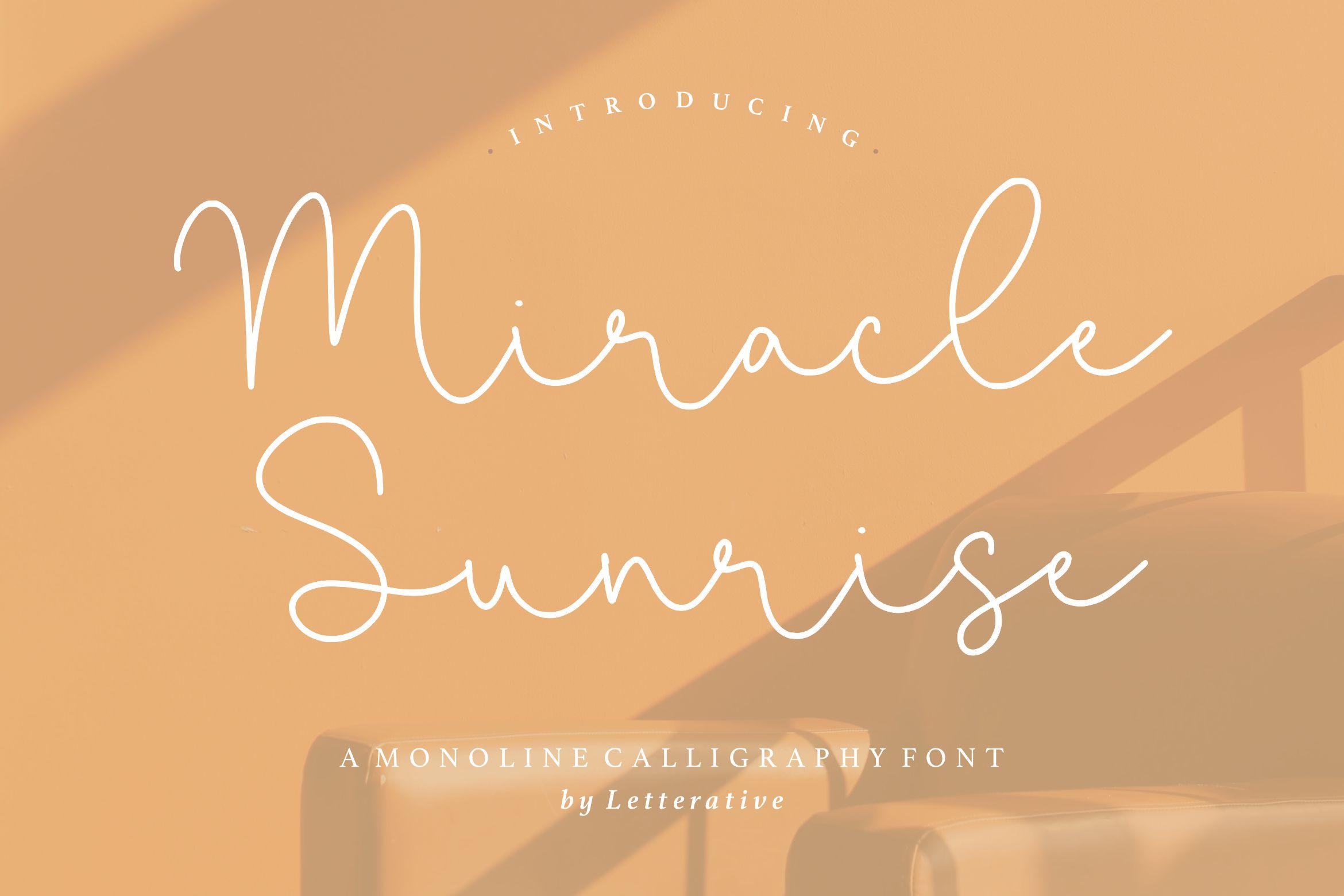 Miracle Sunrise Font