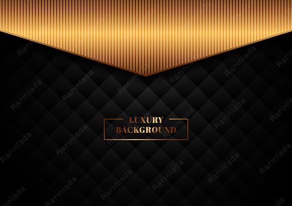 Abstract Template Black Geometric Square