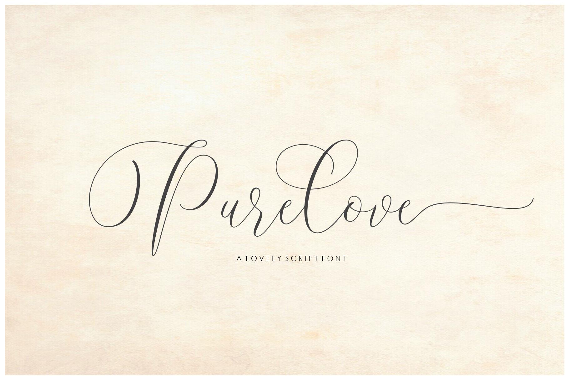 Purelove Font