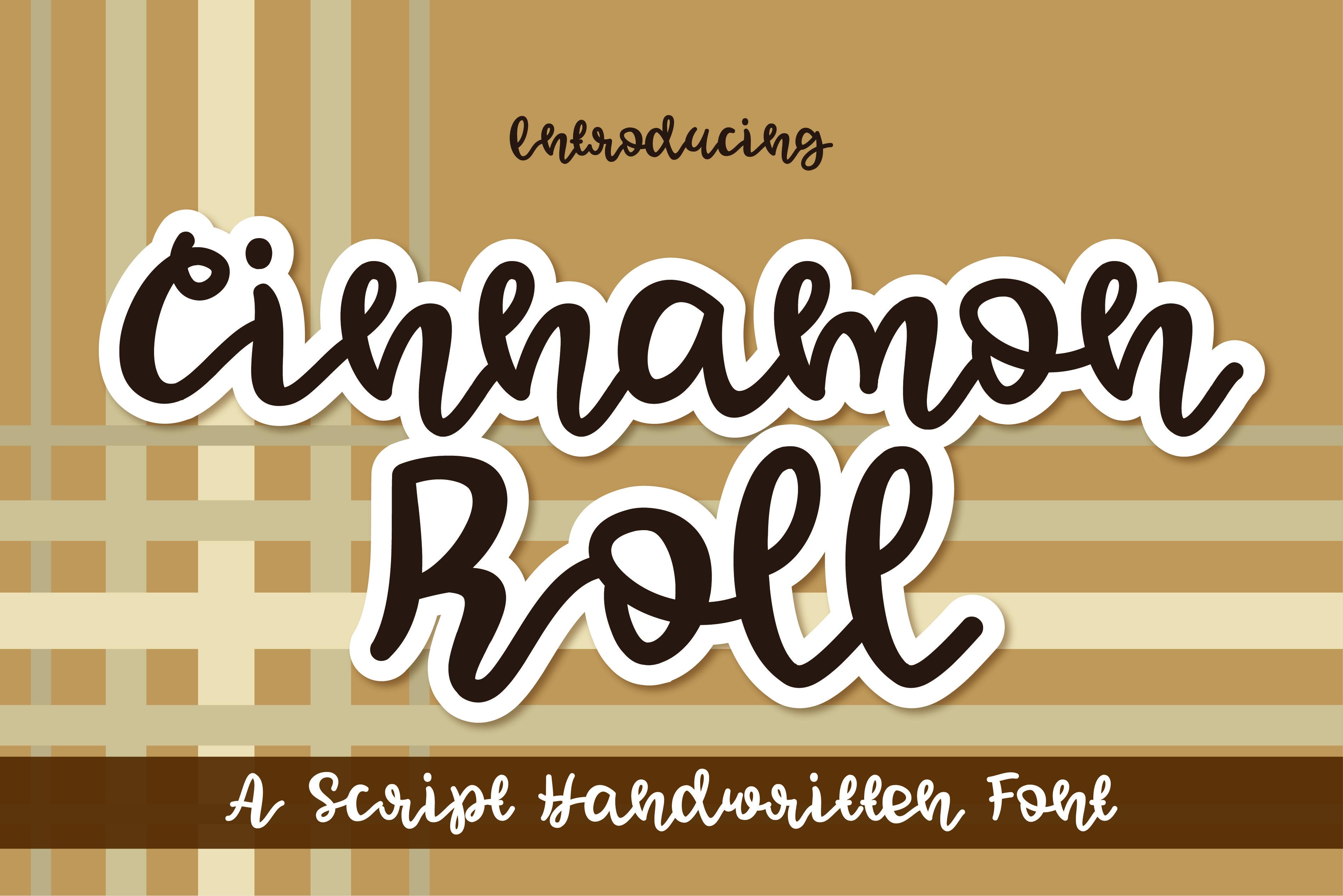 Cinnamon Roll Font