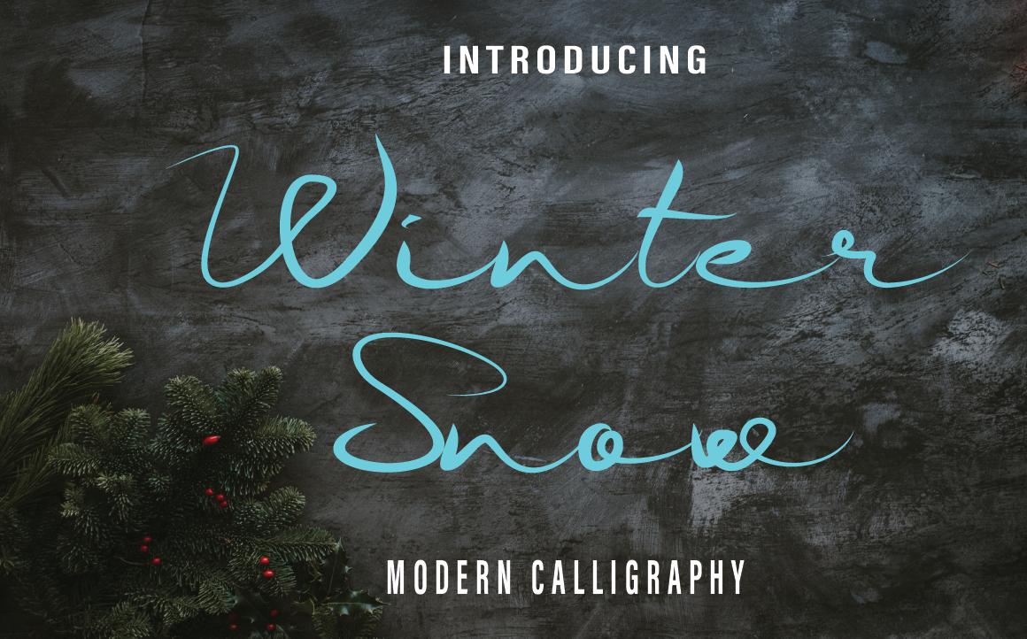 Winter Snow Font
