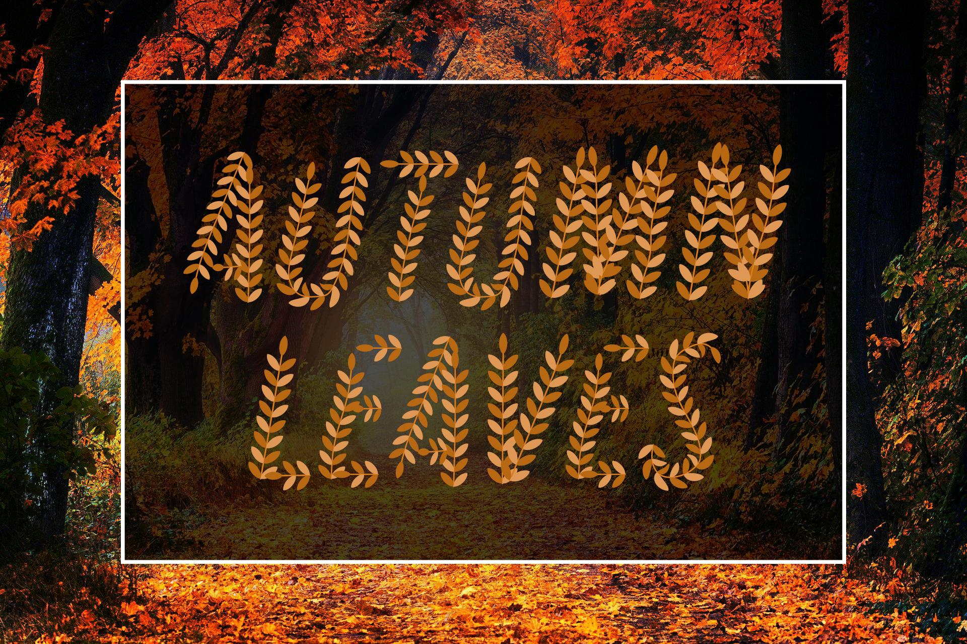 Autumn Leaves Font