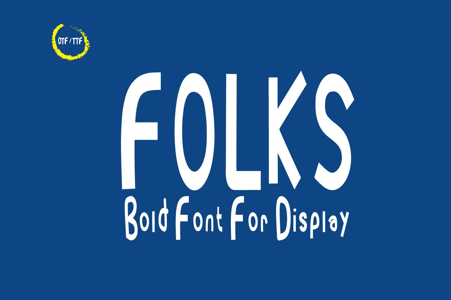 Folks Font