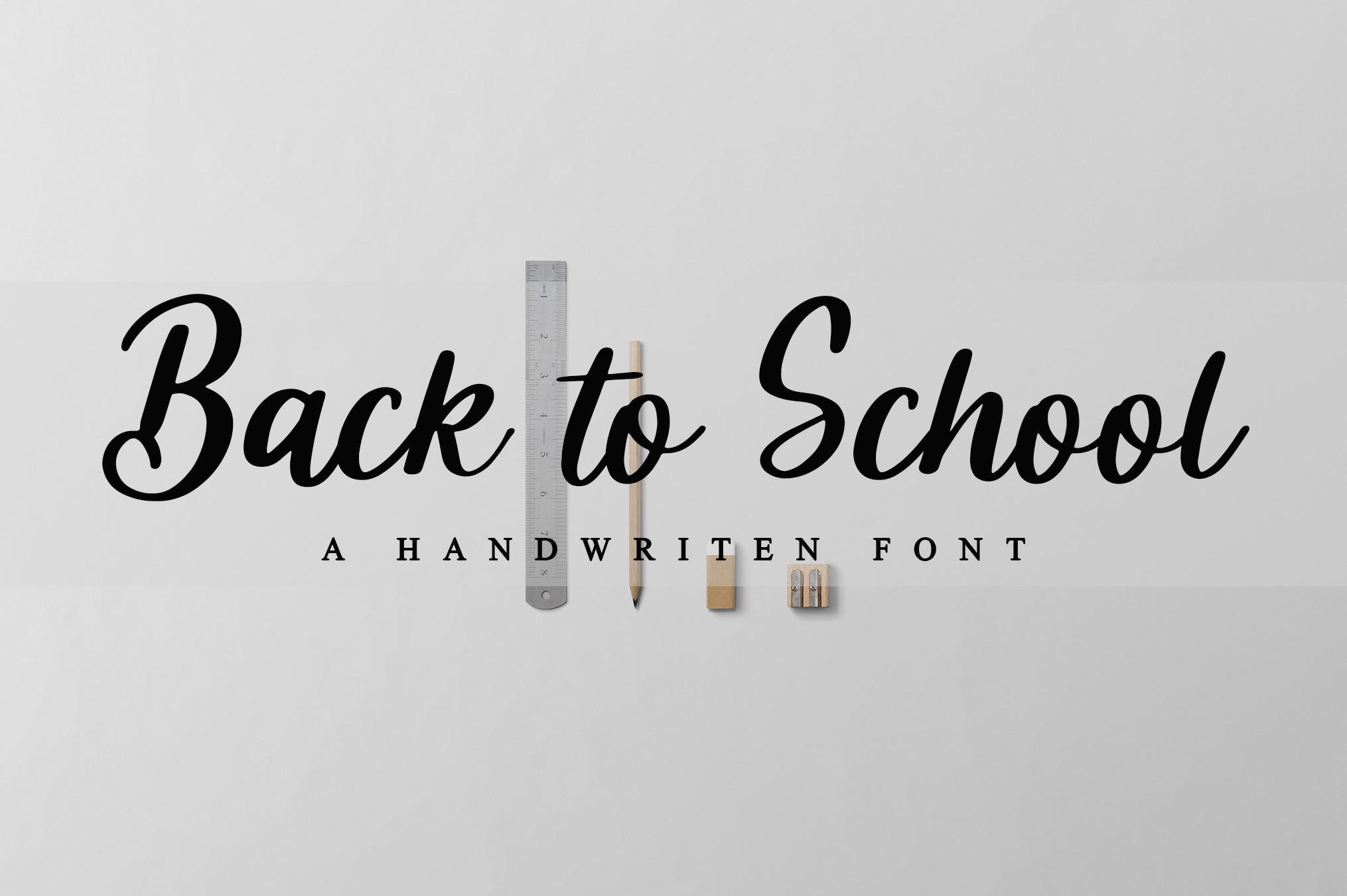 Back to School Font
