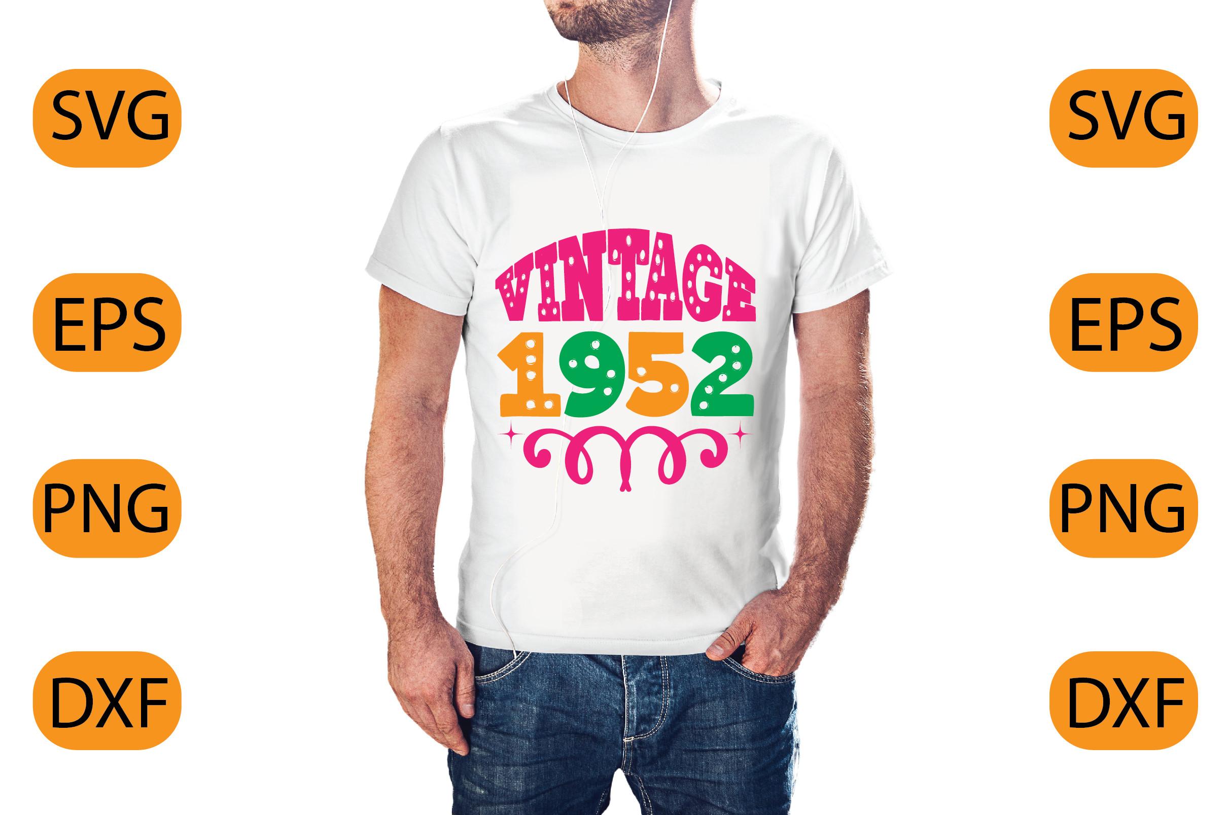 Vintage 1952 T-shirt Design