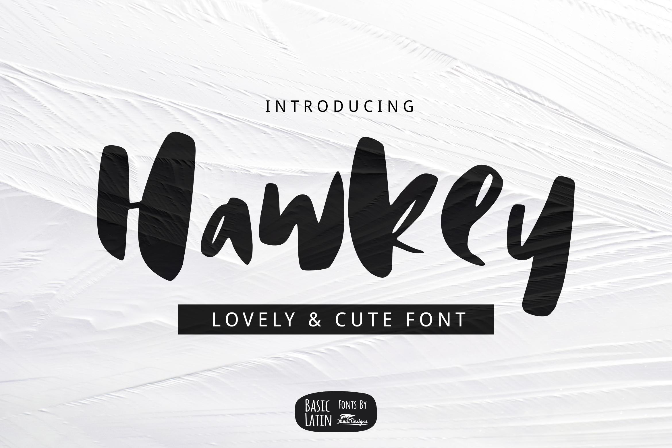 Hawkey Font