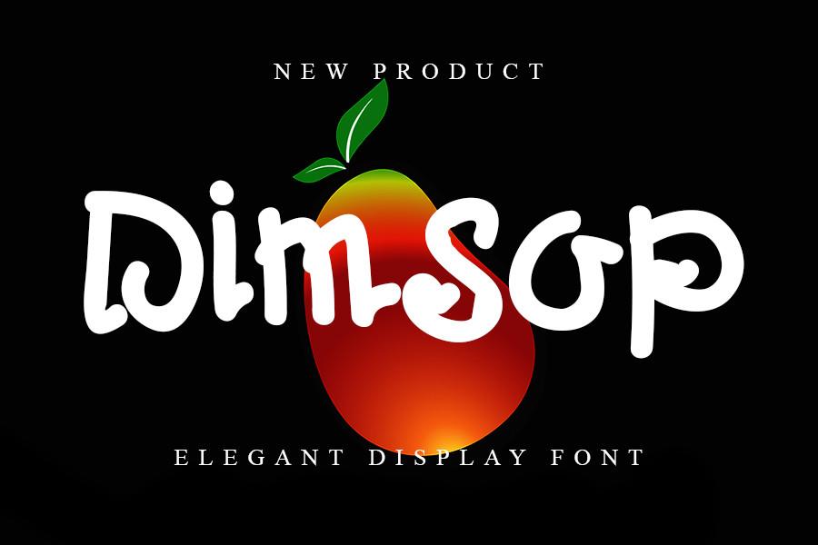 Dimsop Font