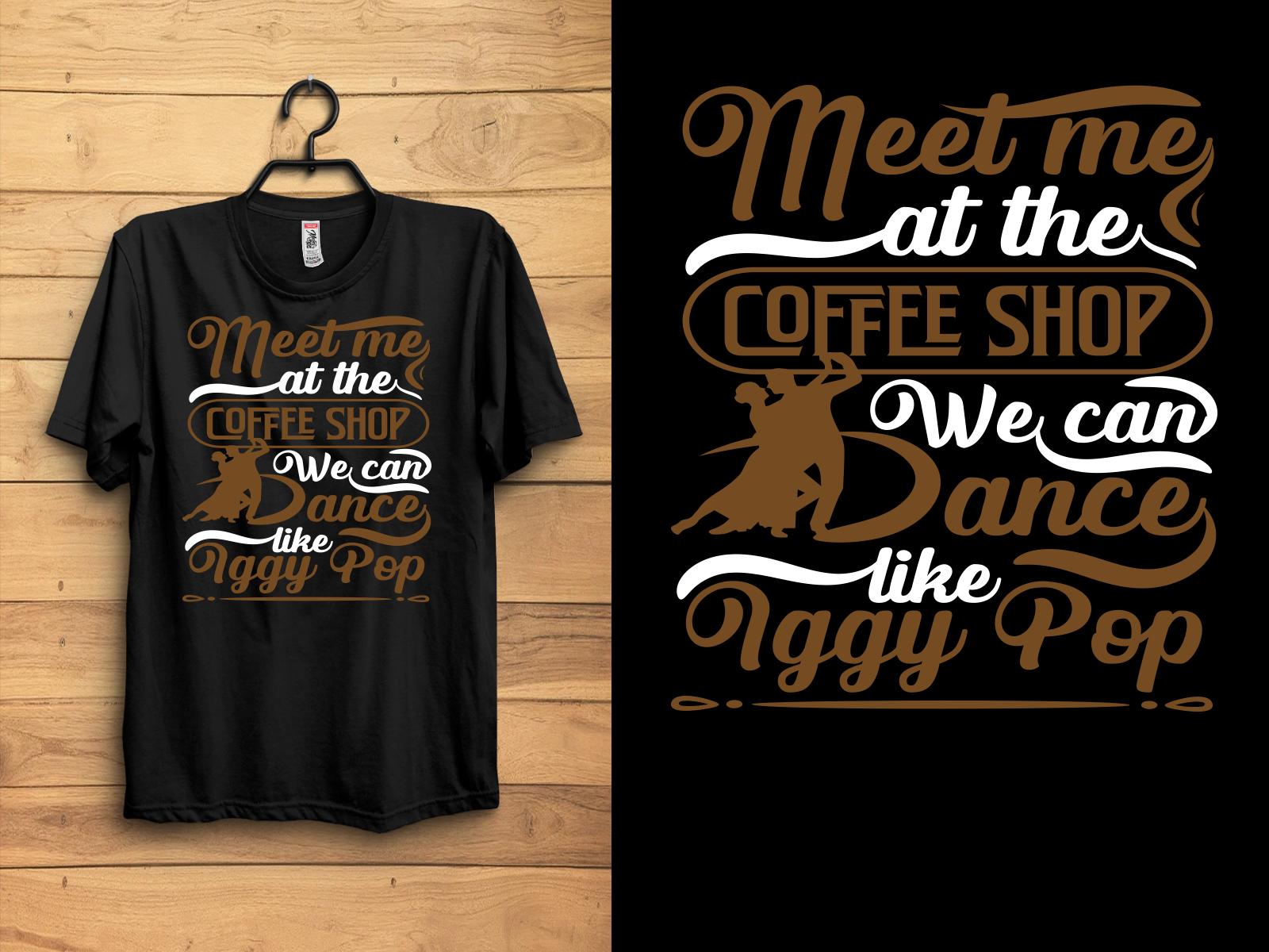 Coffee Typography T-shirt Design