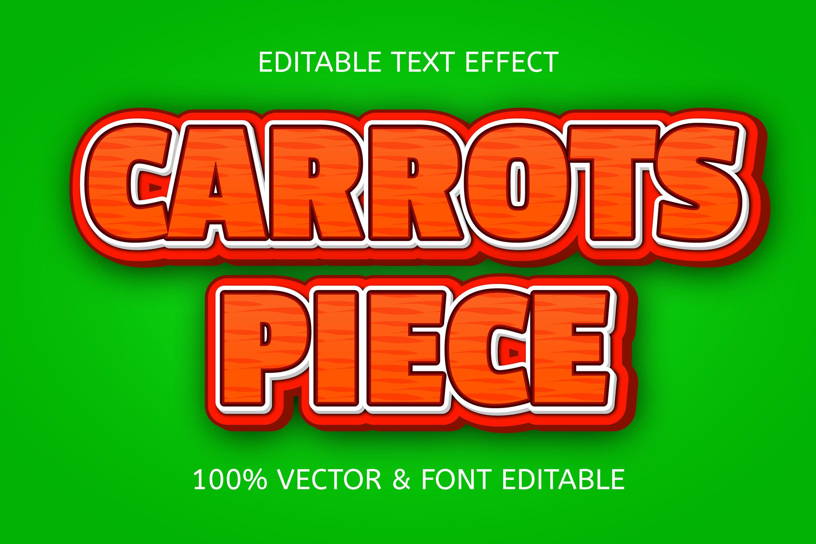 Editable Text Effect