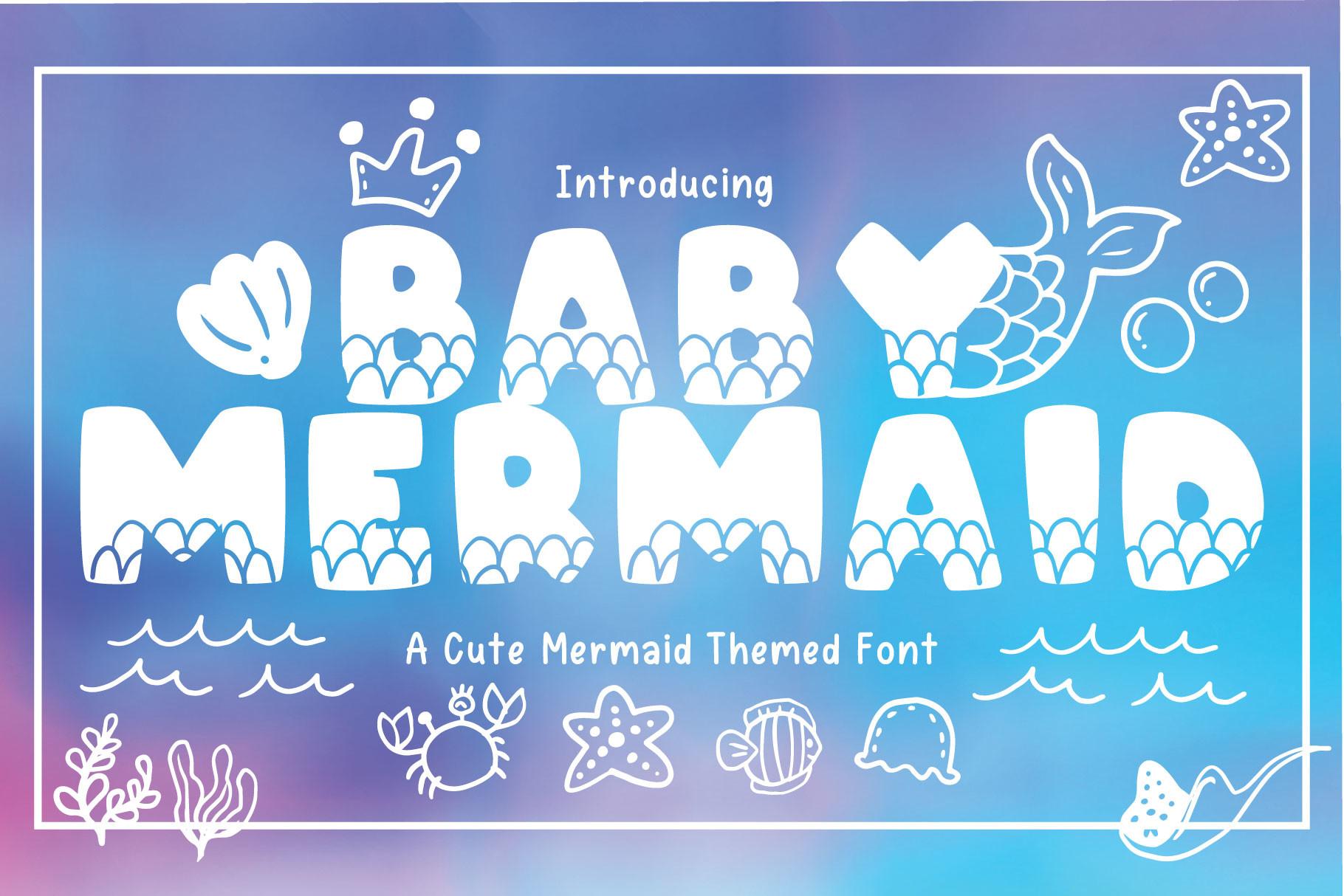 Baby Mermaid Font
