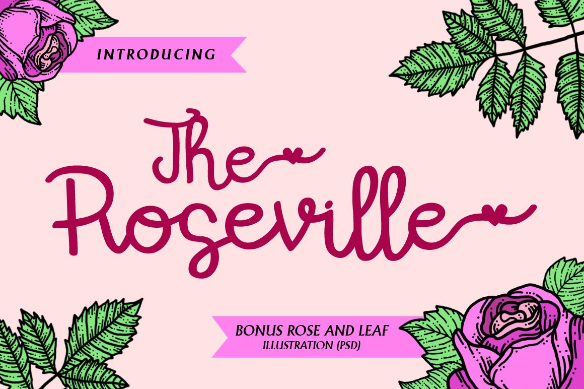 The Roseville Font