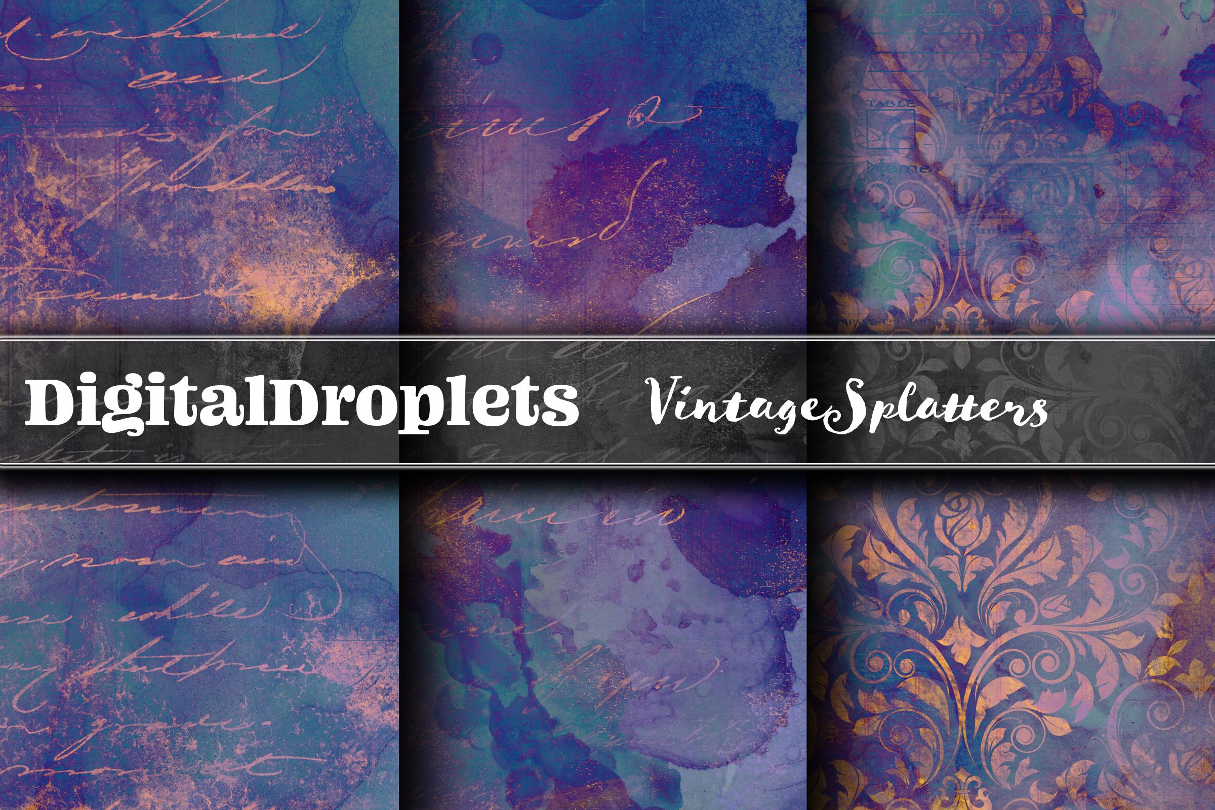 Vintage Splatters | FREEBIE