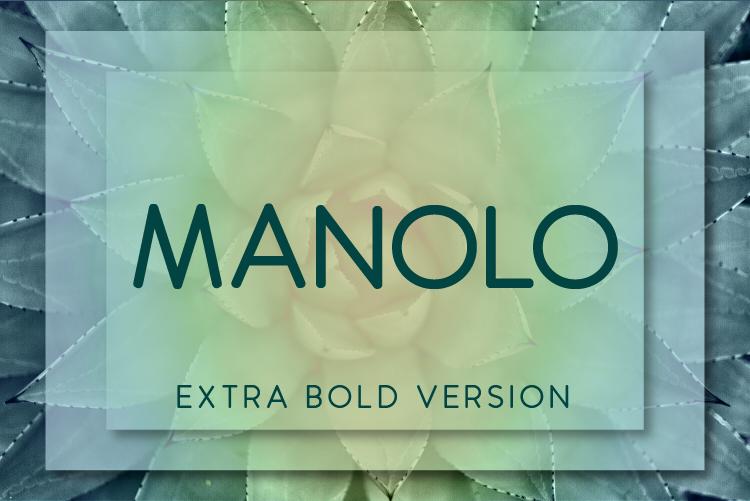 Manolo Extra Bold Font