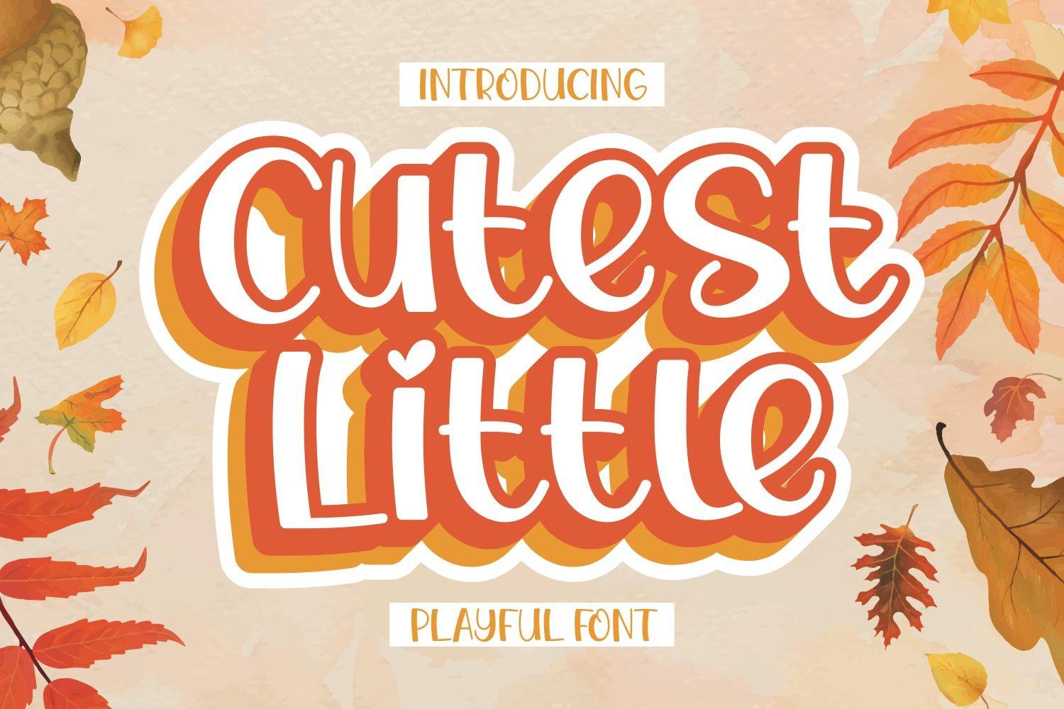 Cutest Little Font