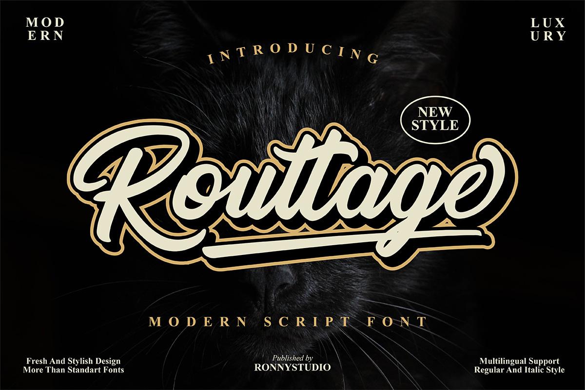 Routtage Font