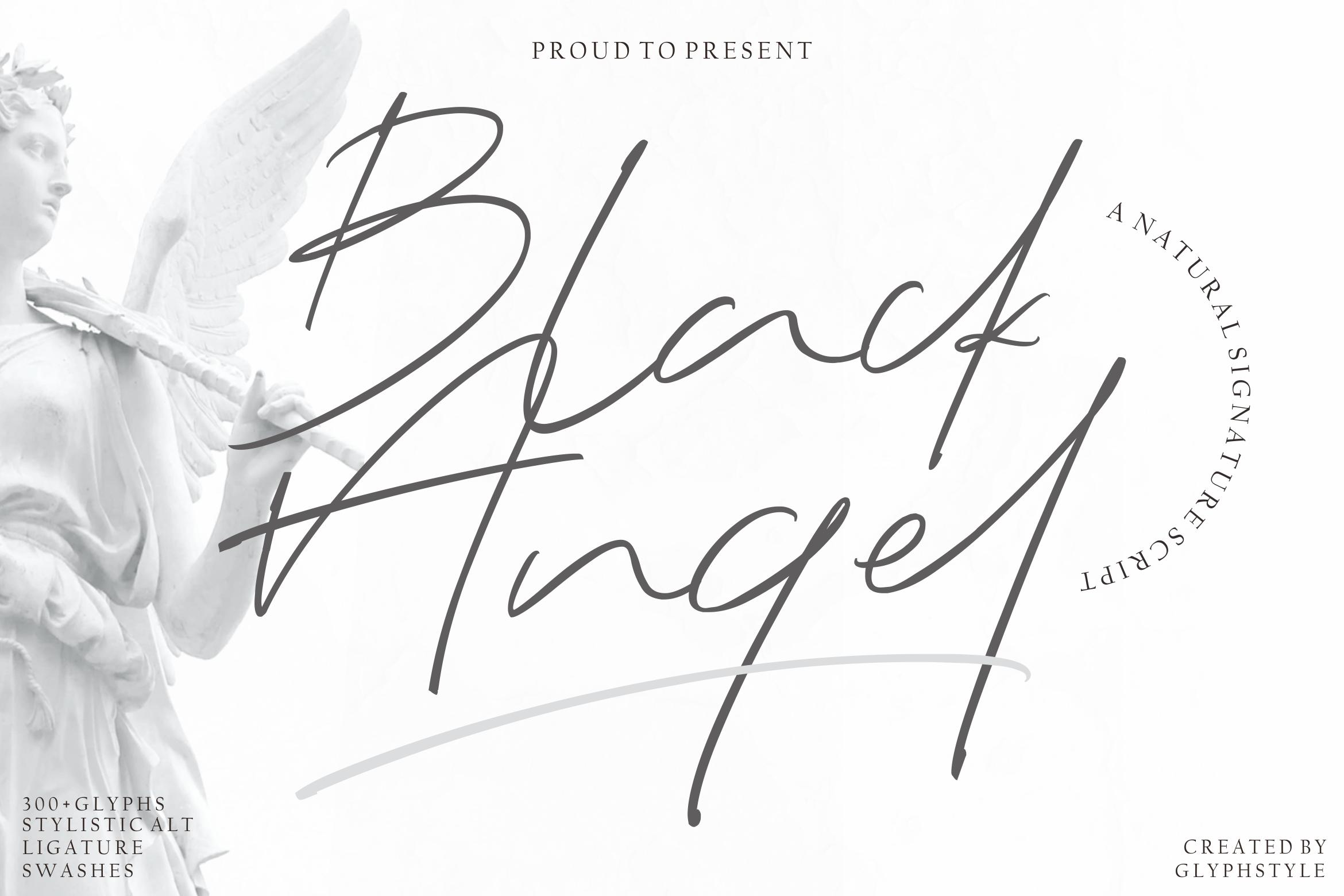 Black Angel Font