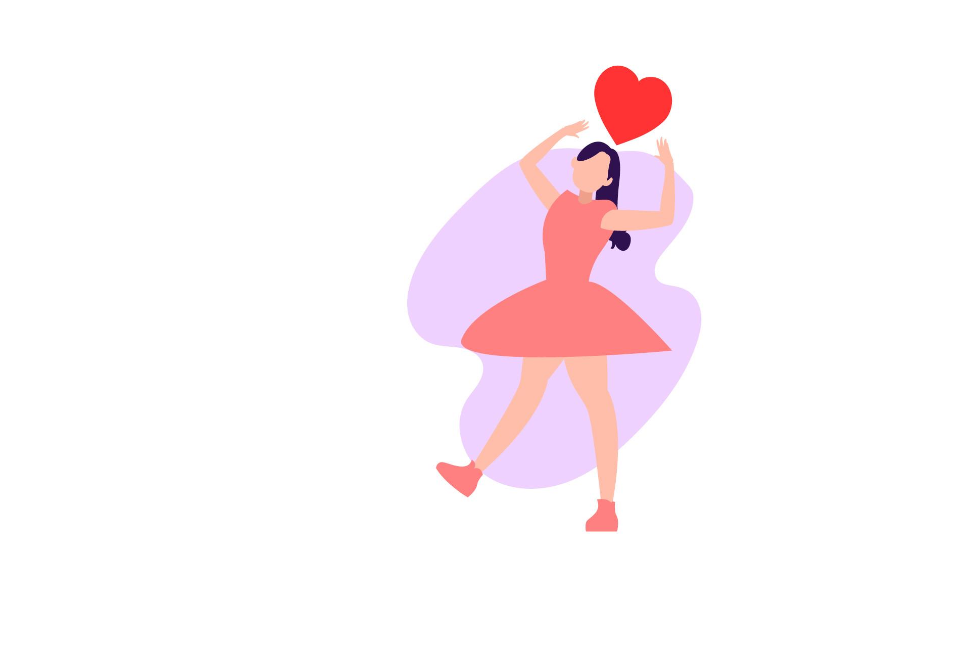 Valentine Character Love Romantic Day
