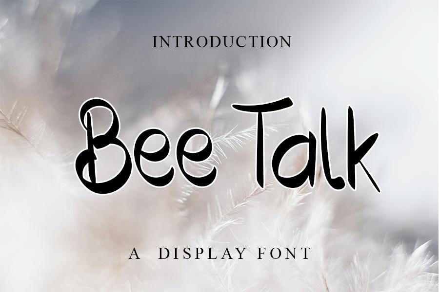 Bee Talk Font