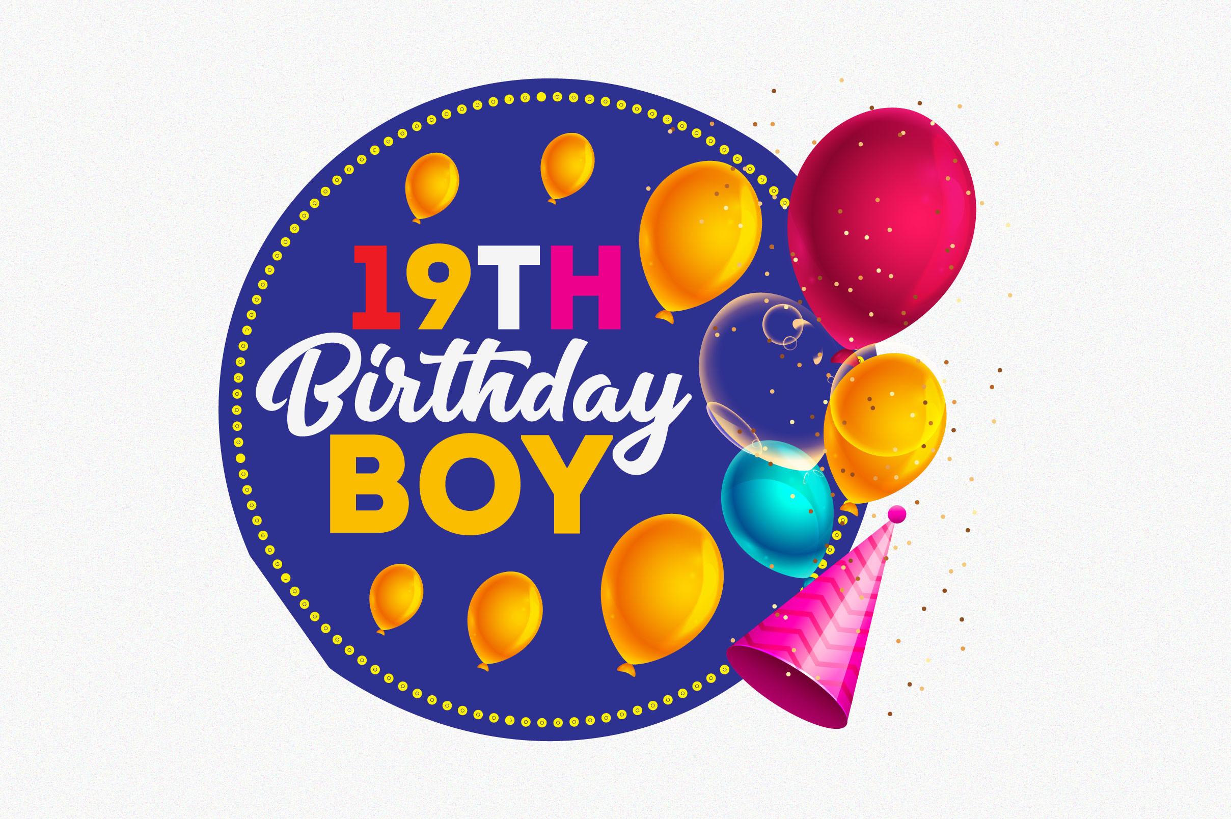 19th Birthday Boy