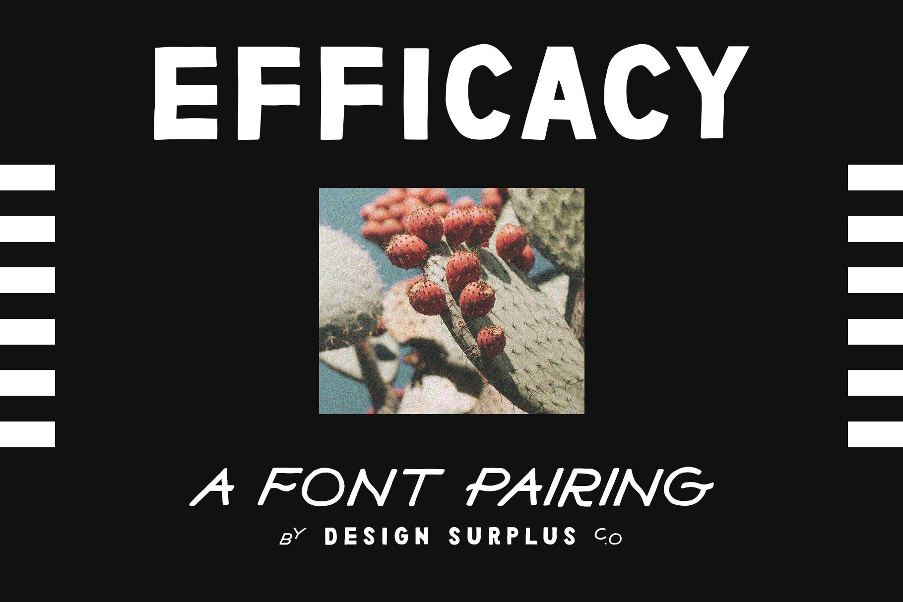 Efficacy Font