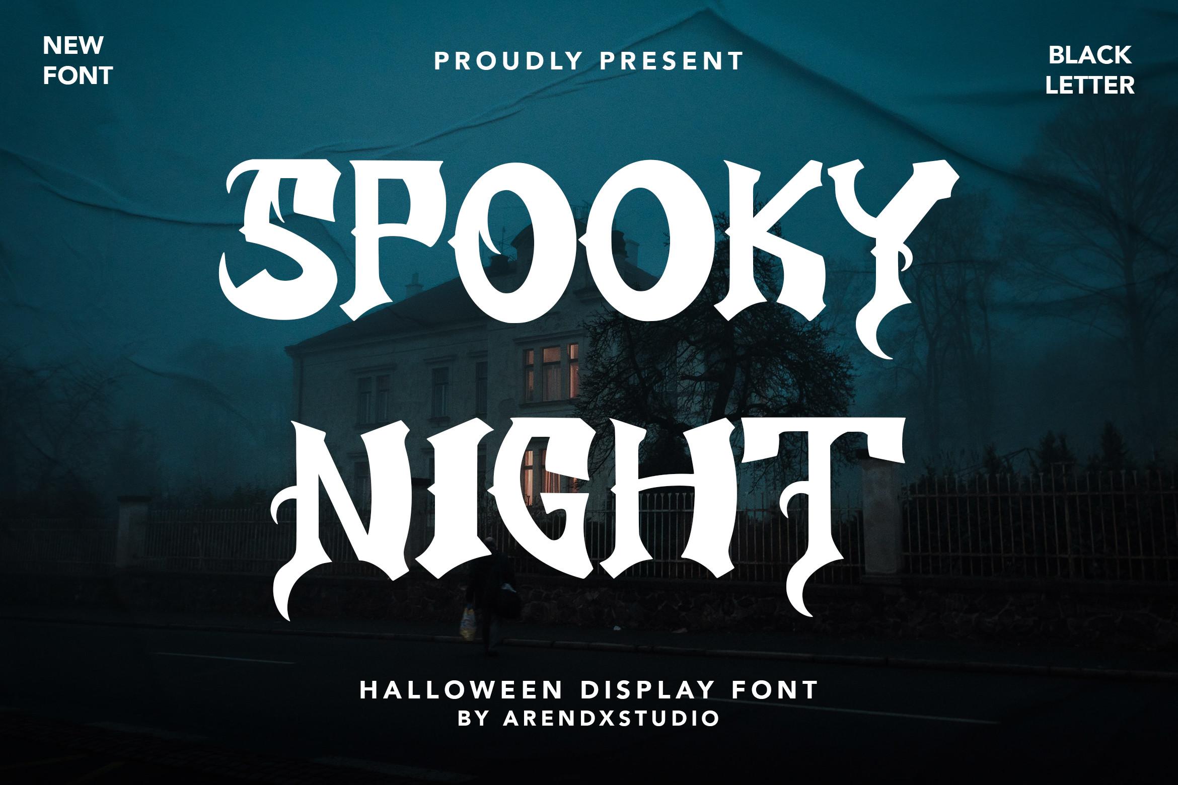 Spooky Night Font