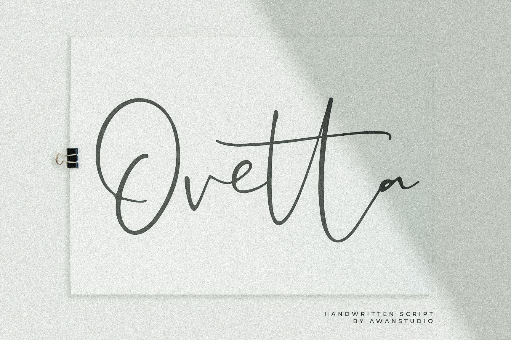 Ovetta Font