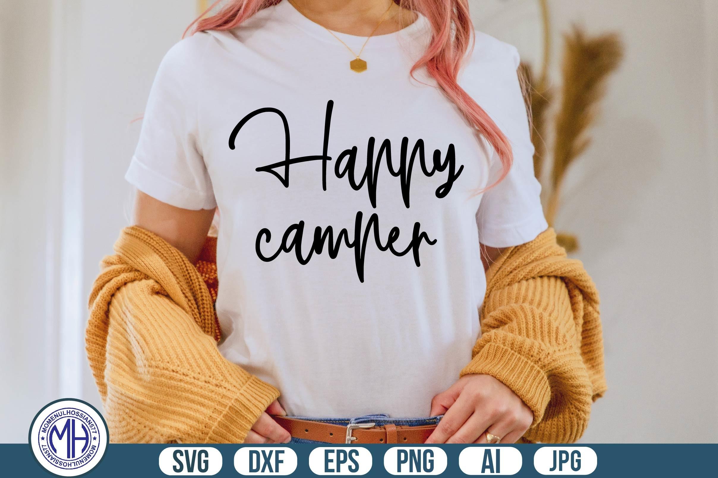 Happy Camper Svg