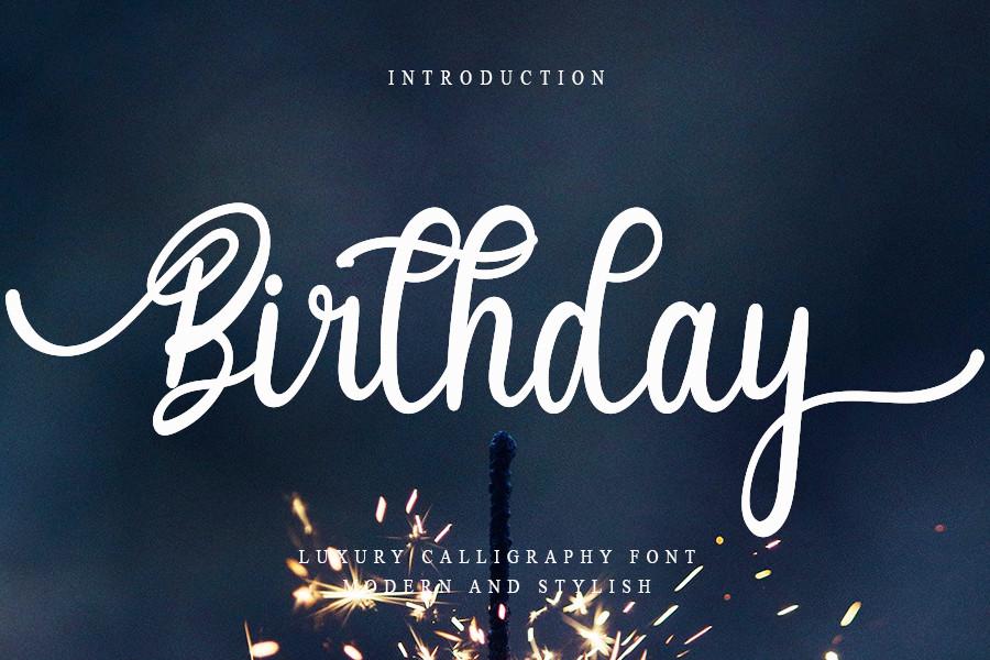 Birthday Font