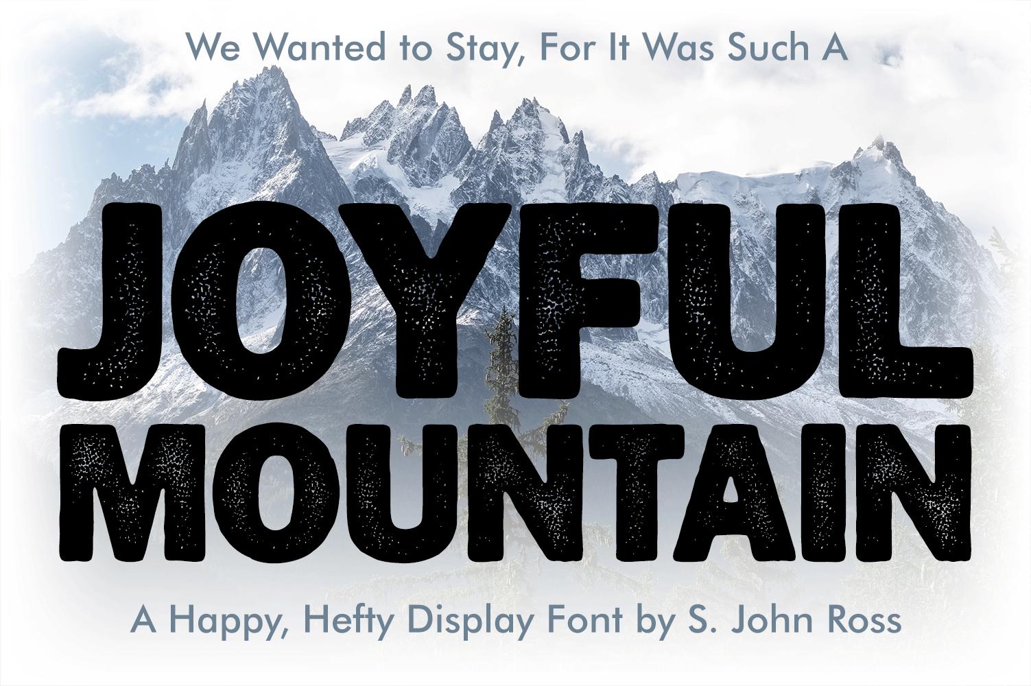 Joyful Mountain Font