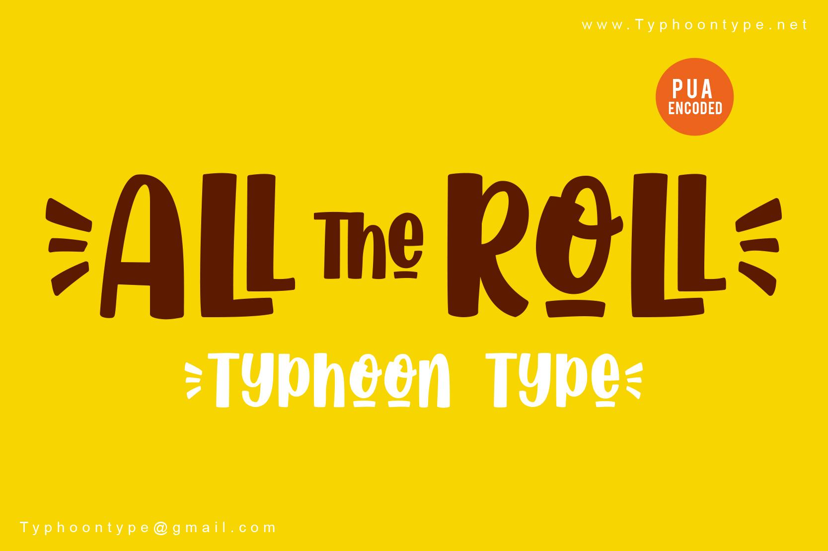 All the Roll Font